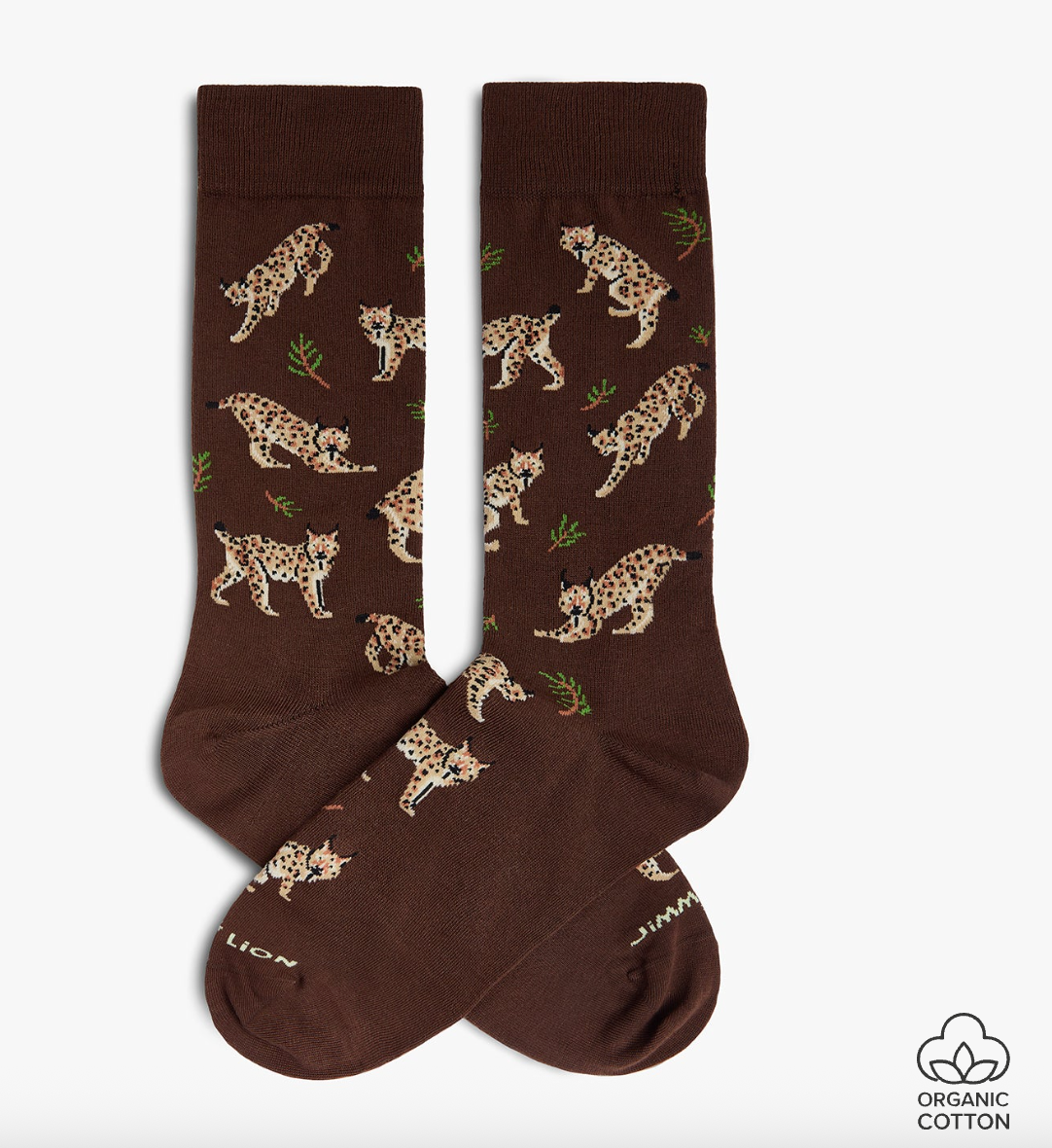 Calcetines Jimmy Lion Lynx marron para unisex