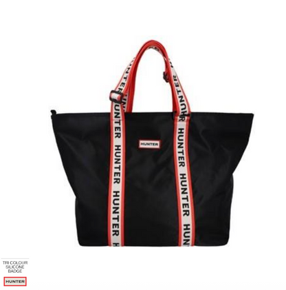 Bolsos Y Mochilas Hunter Roberts Jacquard Logo Webbin negro para unisex