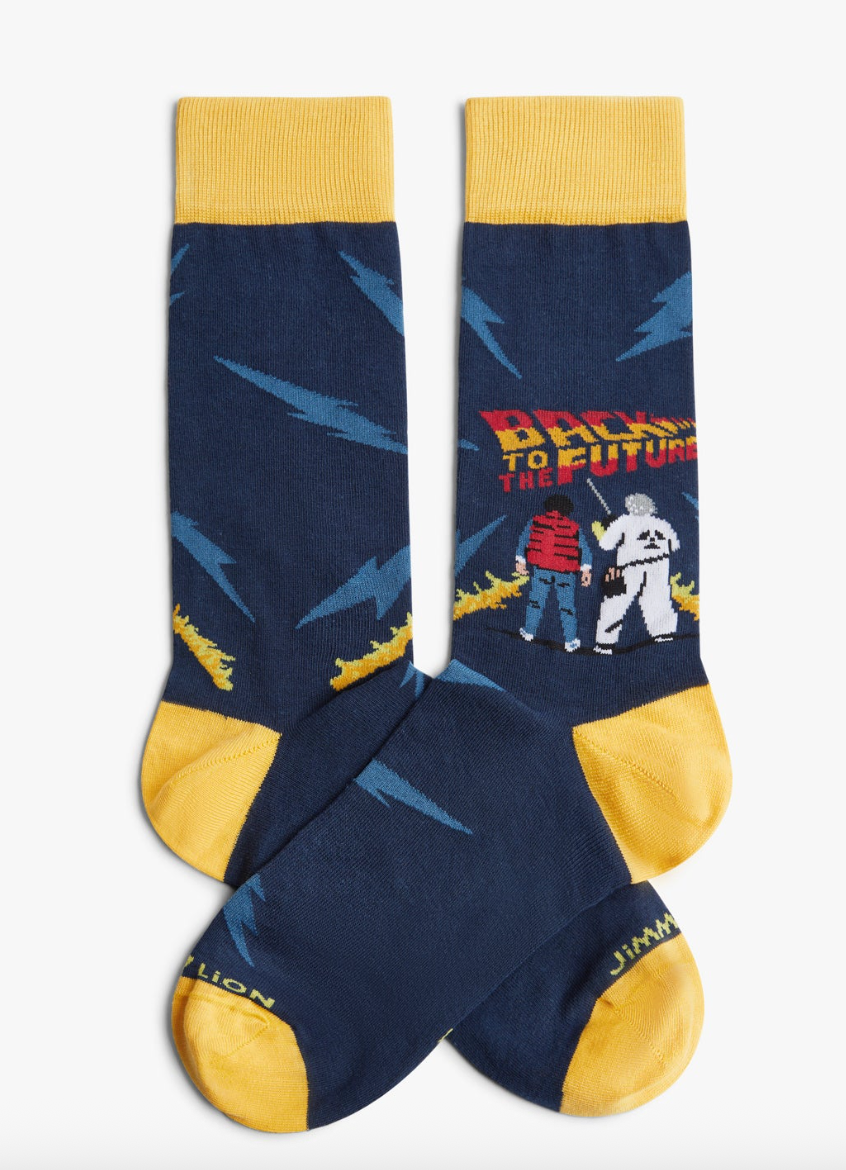 Calcetines Jimmy Lion Outatime azul para unisex