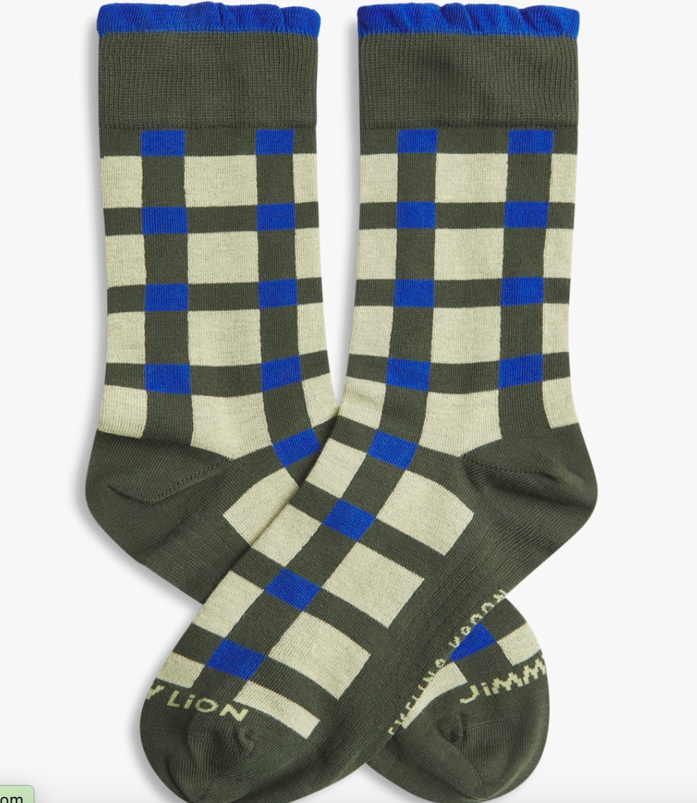 Calcetines Jimmy Lion Evelina Kroon Pattern 3 verde para unisex