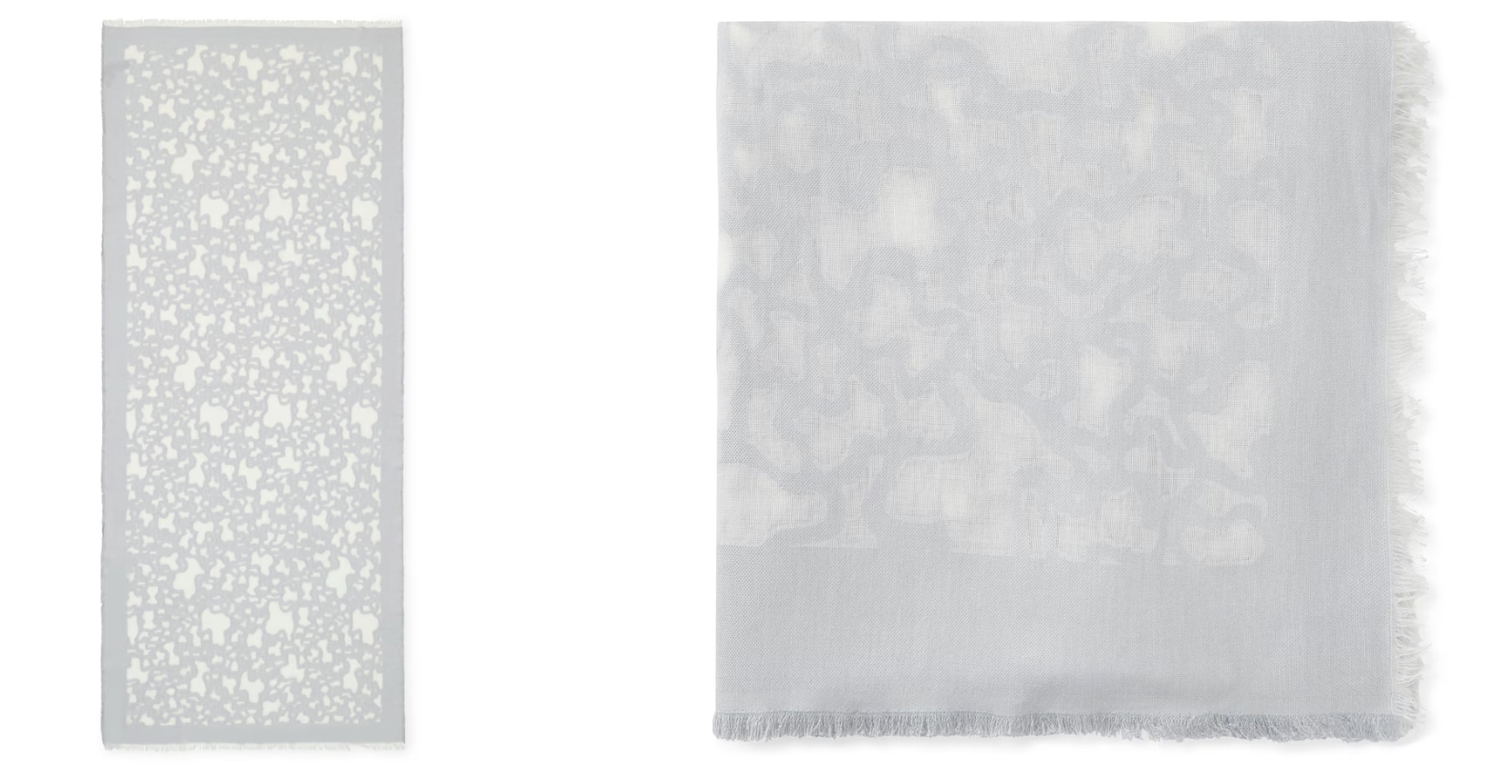 Pañuelos Y Bufandas Tous Kaos Devoré azul para mujer