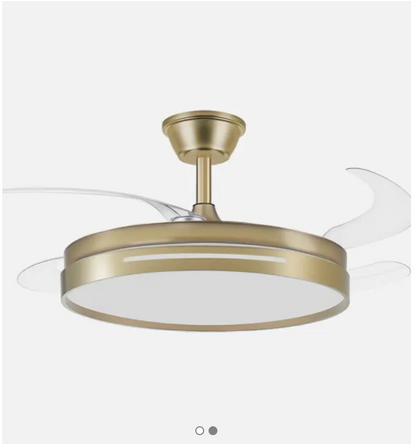 Pequeño Electrodoméstico Fabrilamp Ventilador Dc 59W 3000,4000,6000K beige para unisex