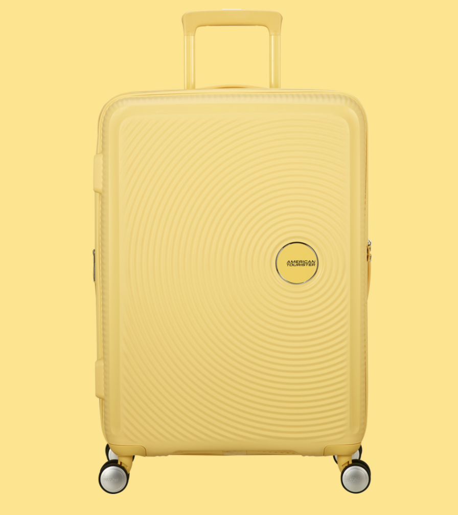 Macutos Y Maletas American Tourister Soundbox amarillo para unisex