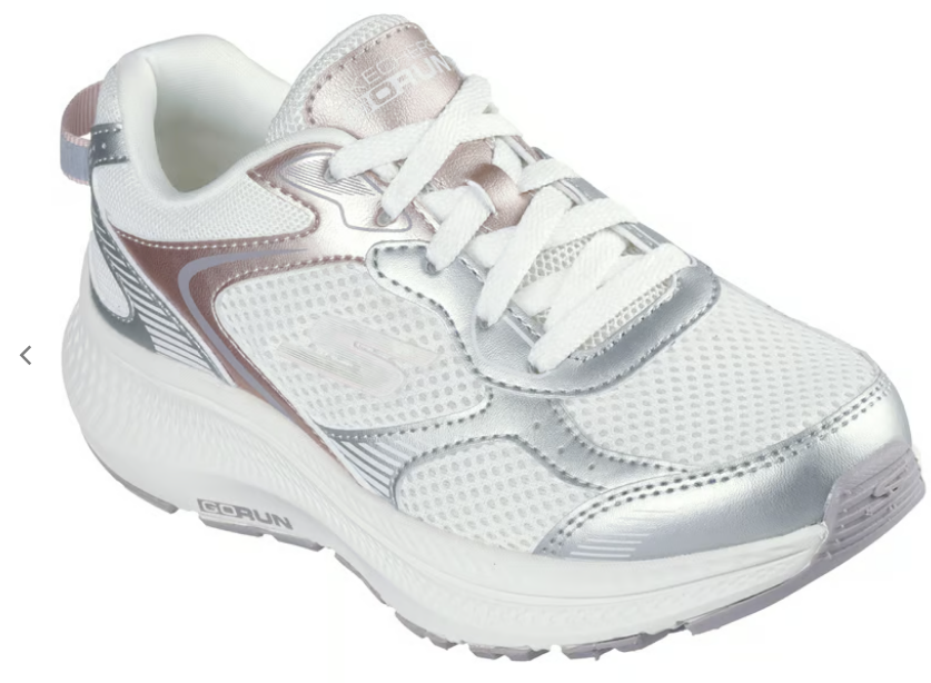 Zapatillas Skechers Go Run Consistent 2,0- Hi Light blanco para mujer