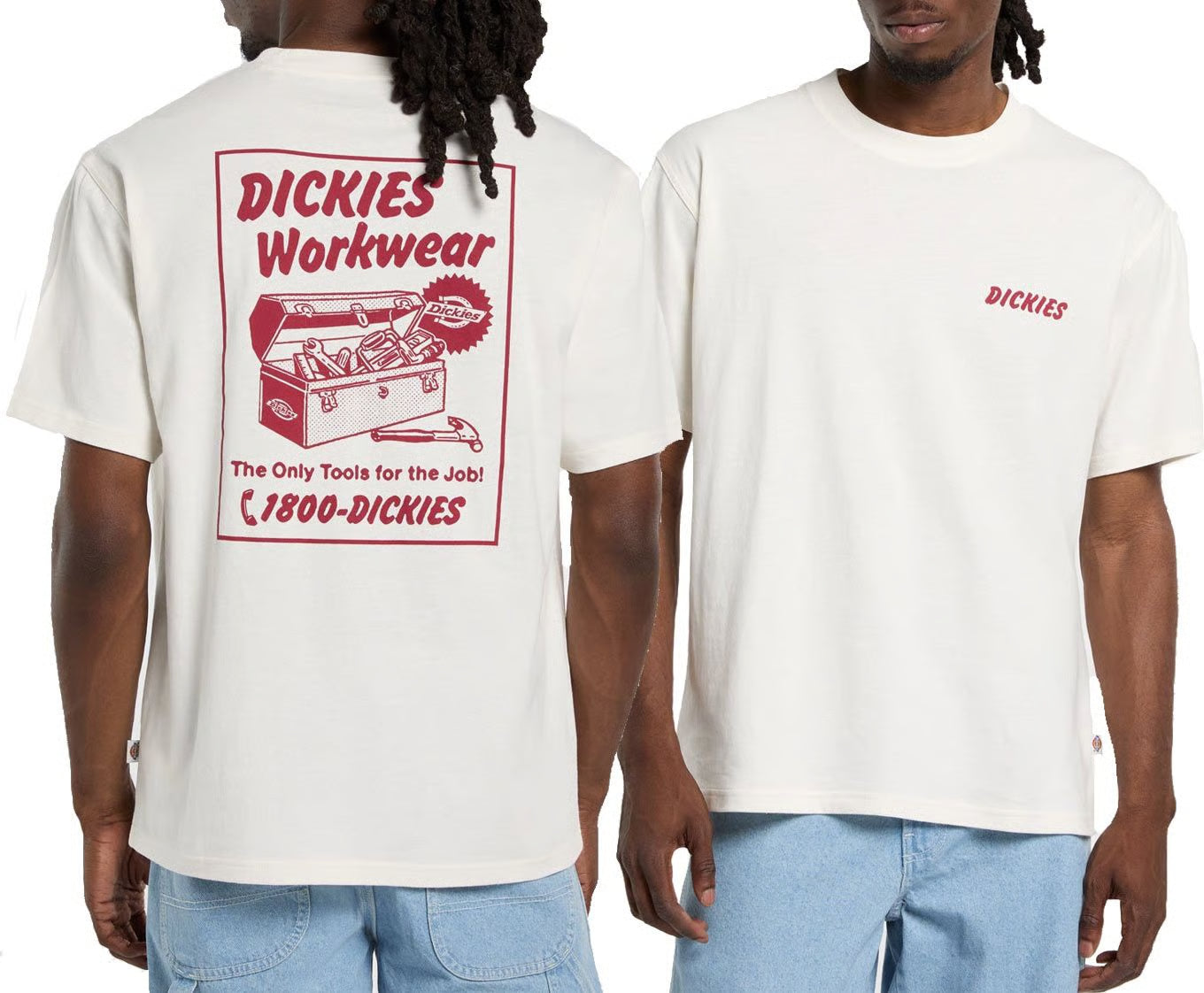 Camiseta Dickies Dry Ridge Ss Tee Egret beige para hombre