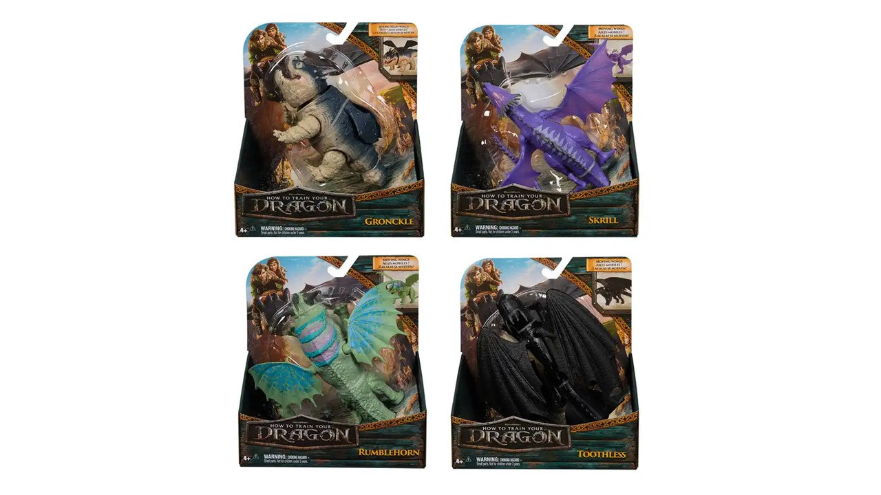 Figuras Y Minimundos Spin Master De La Película Dragones,Figura Interactiva Dragón - Modelos Surtidos multicolor para niños