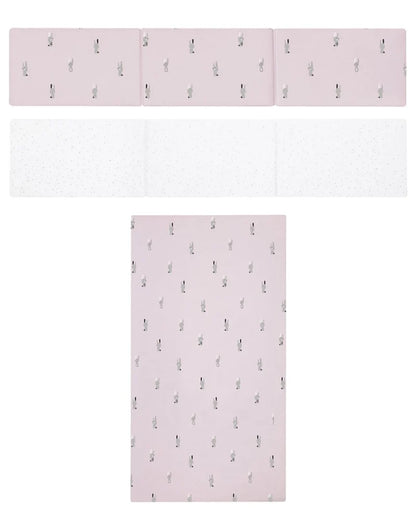 En Casa Petitpraia 3533970-Rosa Pack 3 piezas Nórdico+Protector+Relleno 120x60 cm Snoop Rosa para mundo bebé