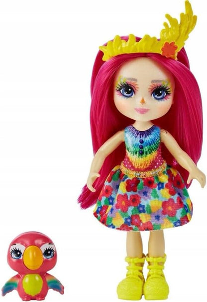 Muñecas Y Peluches Mattel Games Enchantimals-Muñeca Peachy Parrot & Chatter multicolor para niños