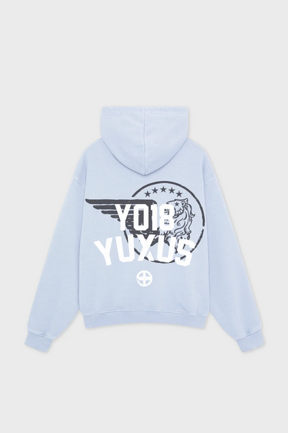 Sudadera Yuxus Grime Hoodie azul para hombre
