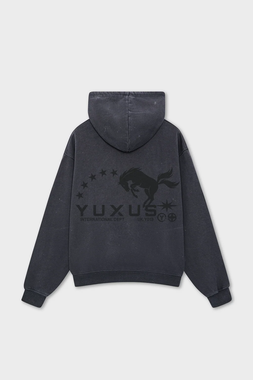 Sudadera Yuxus Guard Hoodie gris para hombre
