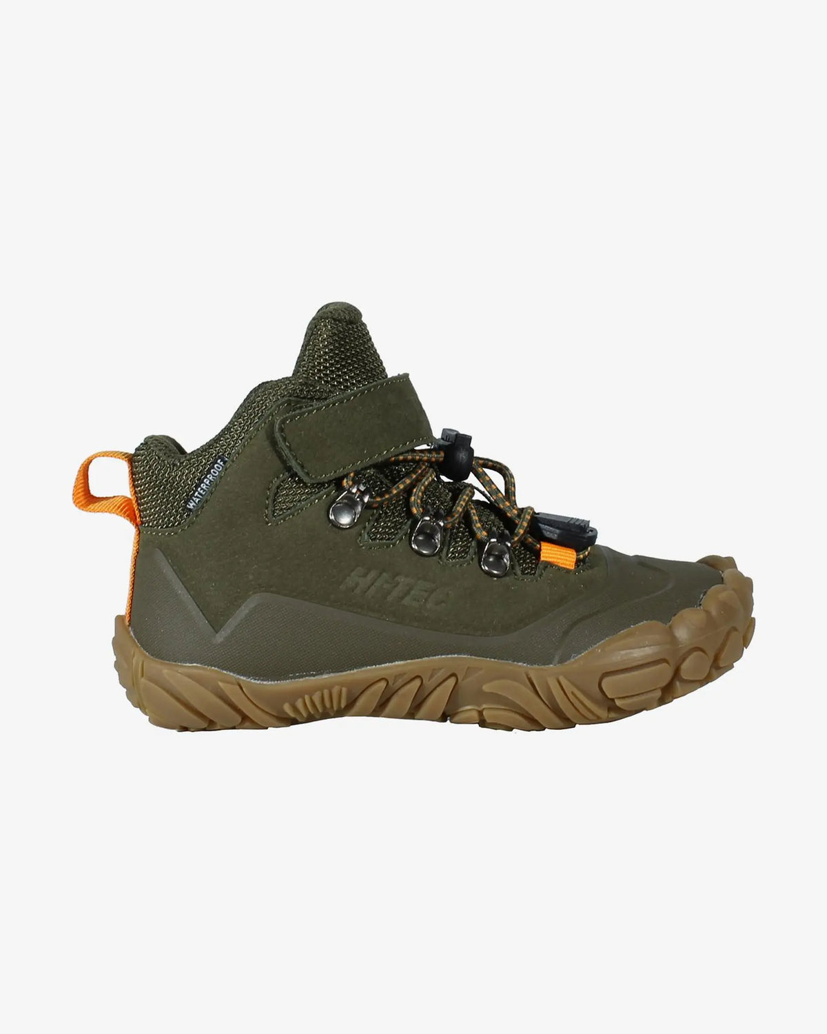 Botas Hi-Tec Figaro Lux Mid Junior verde para niños