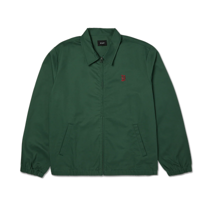 Chaqueta Huf Set Megablast Shop Jacket verde para hombre