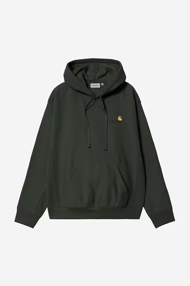 Sudadera Carhartt Hooded American Script verde para hombre
