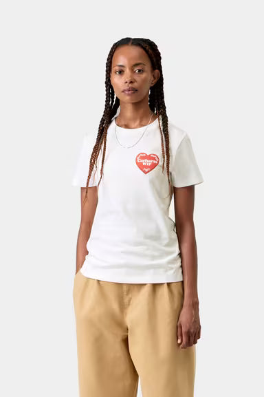 Camiseta Carhartt W´S/S Hartt Case T-Shirt blanco para mujer