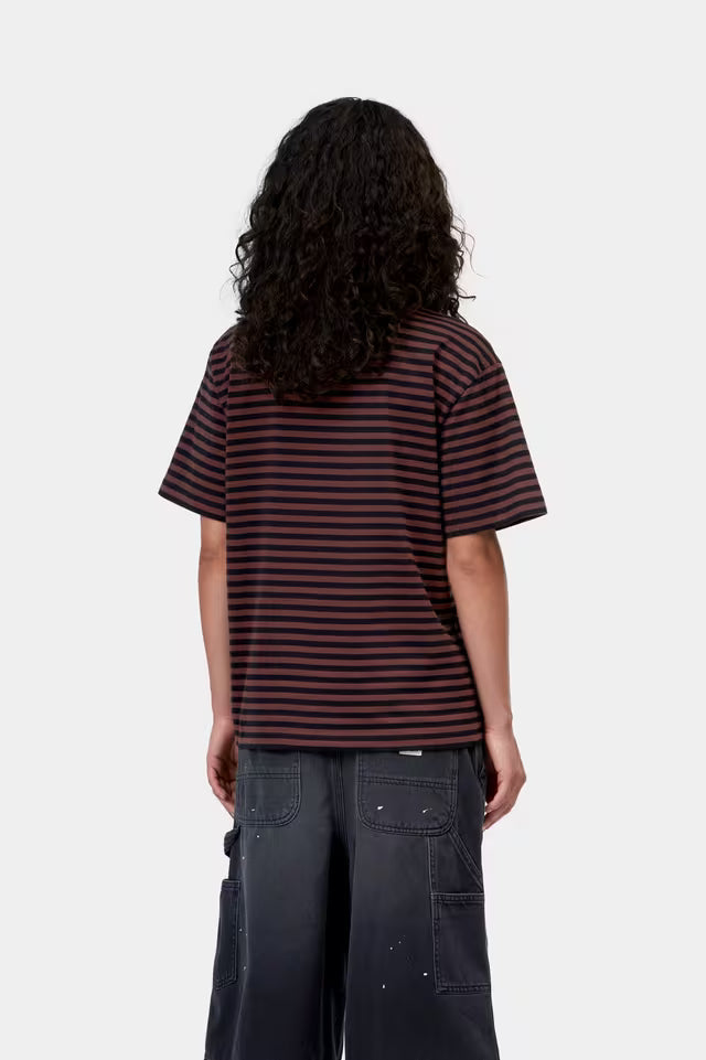 Camiseta Carhartt W S/S Essy rojo para mujer