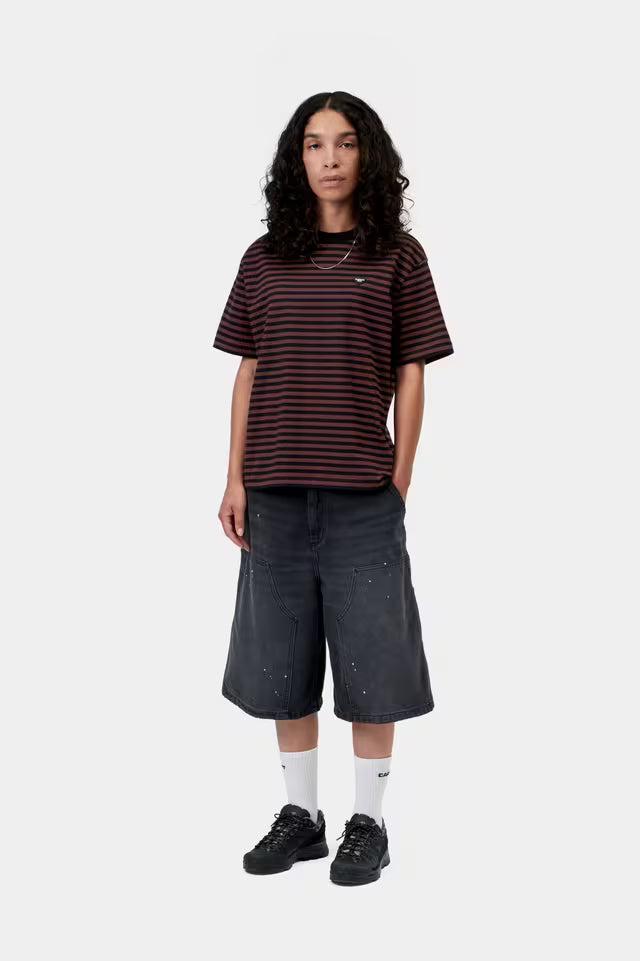 Camiseta Carhartt W S/S Essy rojo para mujer