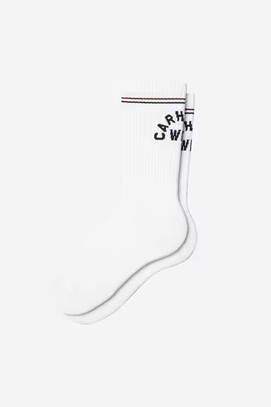 Calcetines Carhartt Arch Script Socks blanco para unisex
