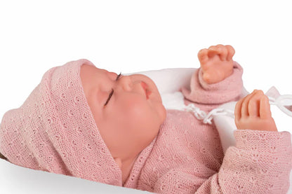 Muñecas Y Peluches Muñecas Antonio Juan Recien Nacida Luna Con Mantita multicolor para niños