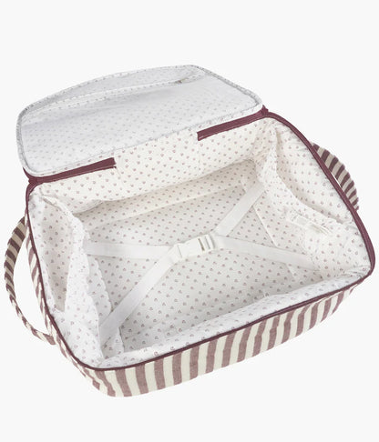 Viaje Pasito A Pasito Maleta Rayas Cherry cereza para bebe