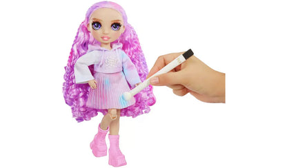 Muñecas Y Peluches Mga Rainbow Watercolor Purple Eyes varios colores para niños