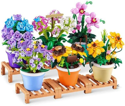 Construcciones Y Puzzles Zuru Garden Pot Plants,Series 1,29Pcs/Sidekic multicolor para niños