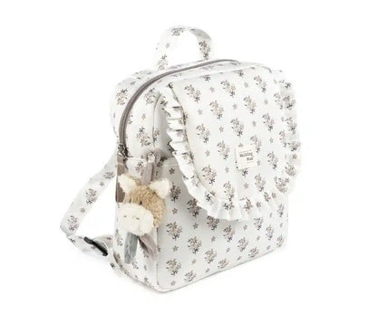 Paseo Walking Mum Mochila Infantil Botton Flores beige para bebe