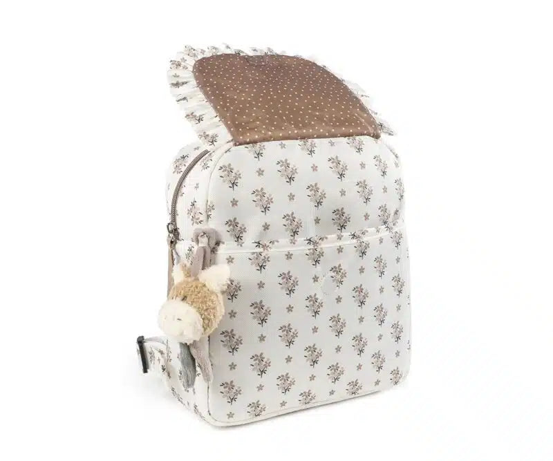 Paseo Walking Mum Mochila Infantil Botton Flores beige para bebe