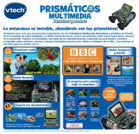 Aire Libre Vitech Prismáticos Multimedia - Naturaleza Y Aventura multicolor para niños