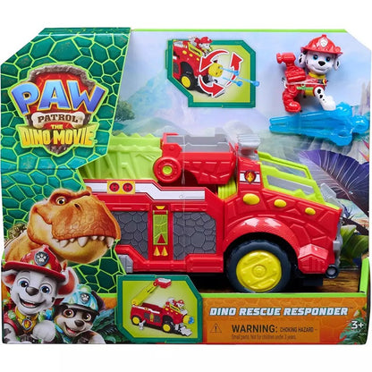 Vehículos Y Radiocontrol Spin Master Patrulla Canina Película Dino-Vehículo De Rescate Dino Marshall rojo para niños