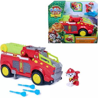 Vehículos Y Radiocontrol Spin Master Patrulla Canina Película Dino-Vehículo De Rescate Dino Marshall rojo para niños