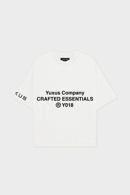 Camiseta Yuxus Basic Tee blanco para hombre