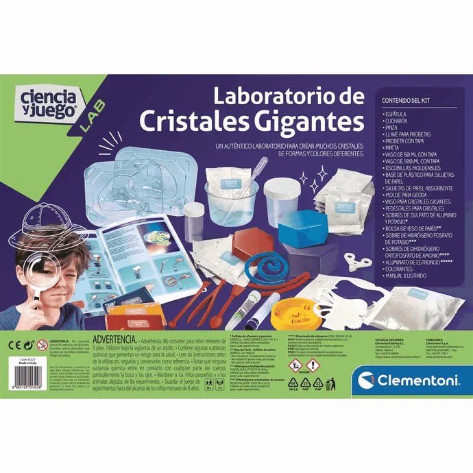 Juegos De Mesa Clementoni Laboratorio De Cristales Gigantes multicolor para unisex
