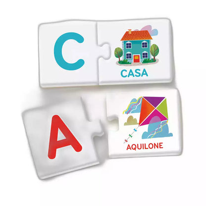 Juegos De Mesa Clementoni Mini Puzzle Mi Primer Alfabeto multicolor para niños