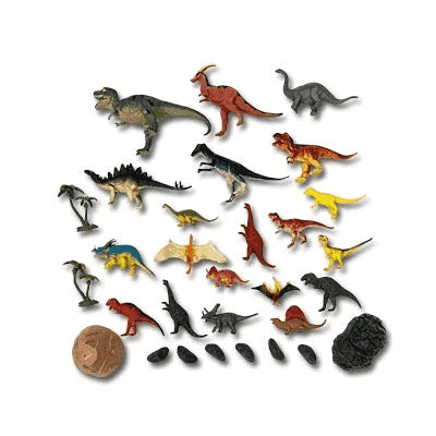 Figuras Y Minimundos Toy Planet Huevo Dinos 30 Pcs multicolor para niños