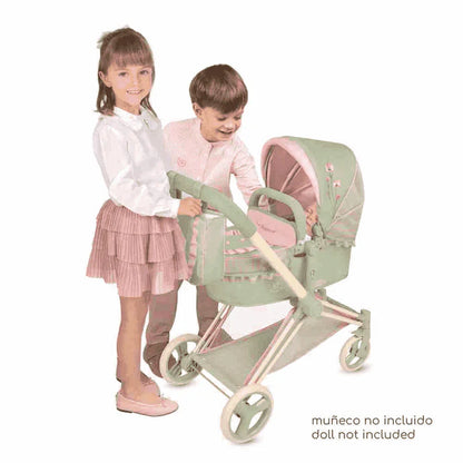 Muñecas Y Peluches De Cuevas Toys Botanic Coche De Muñeca 3X1 Plegable 50 multicolor para niños