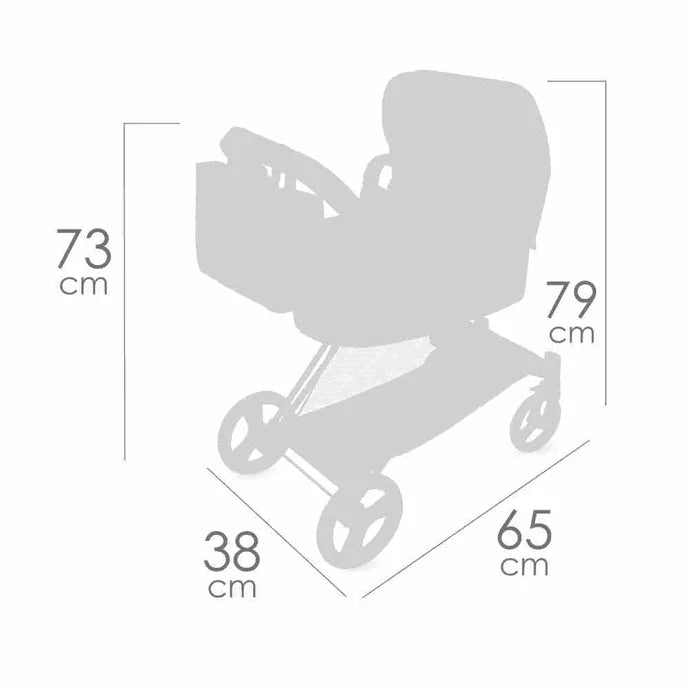 Muñecas Y Peluches De Cuevas Toys Botanic Coche De Muñeca 3X1 Plegable 50 multicolor para niños