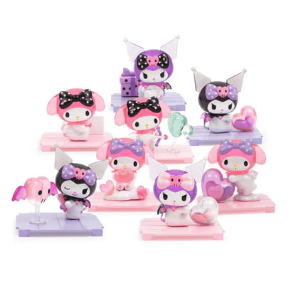 Figuras Y Minimundos Famosa Figura Sorpresa Kuromi & My Melody - Hello Kitty multicolor para niños