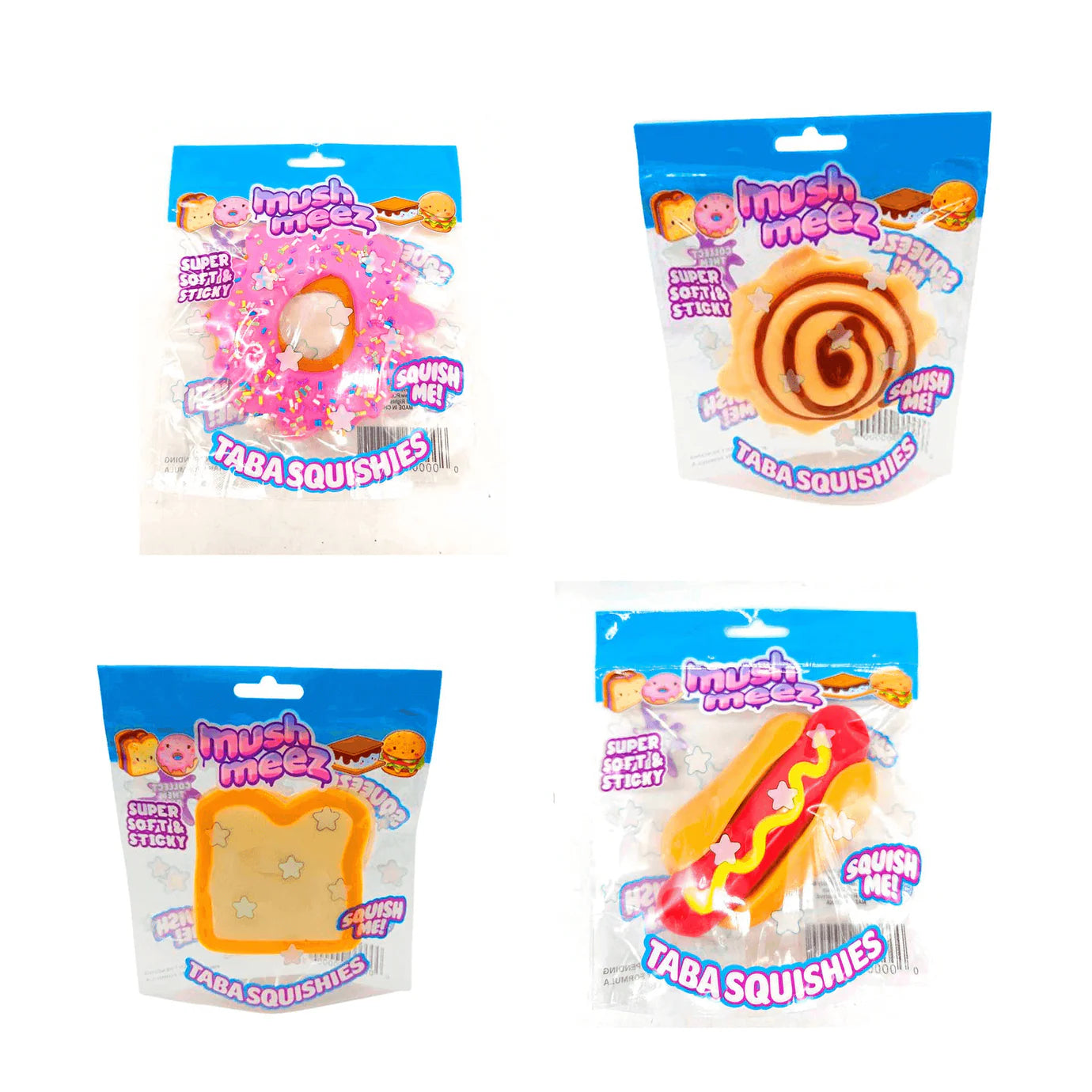 Otros Famosa Mush Meez Tabasquishies-Squishy Antiestrés Con Textura Suave Modelos Surtidos multicolor para niños