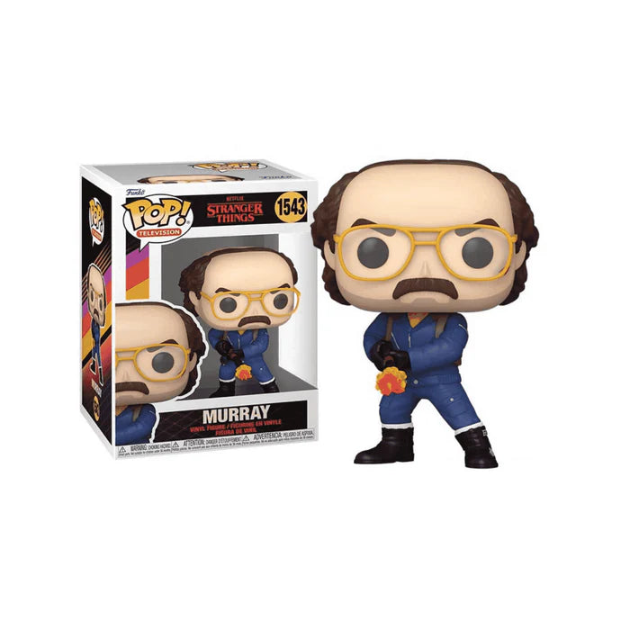Figuras Y Minimundos Funko Funko Pop!Television Netflix Stranger Things Figura De Vinilo Murray multicolor para niños
