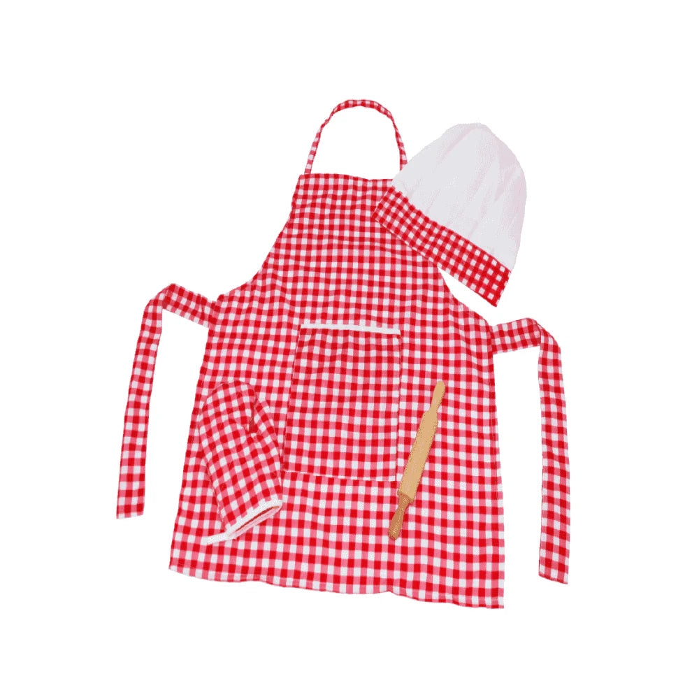 Otros Toy Planet Role Planet - Super Chef Conjunto De Vestido De Cocina Infantil 4 Piezas rojo para niños
