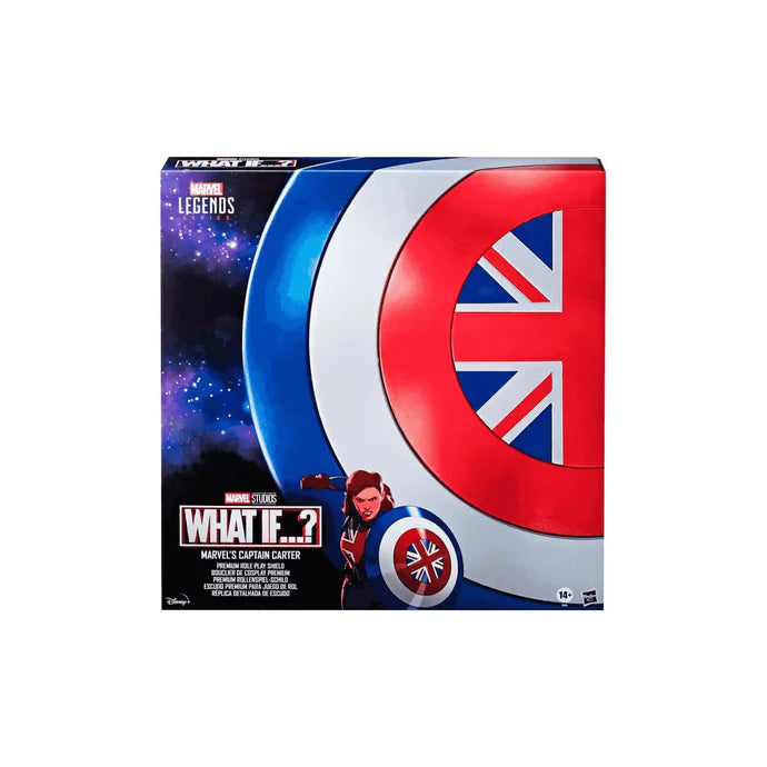 Figuras Y Minimundos Hasbro Marvel Legends Series-Escudo Premium Capitana Carter multicolor para unisex