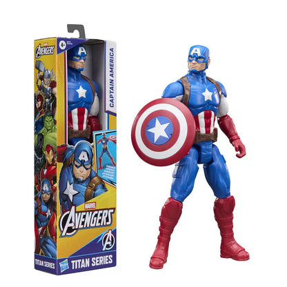 Figuras Y Minimundos Hasbro Avn Titan Sr Capitan America multicolor para niños