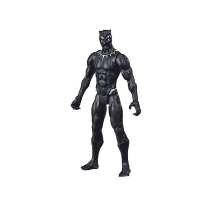 Figuras Y Minimundos Hasbro Avn Titan Heroe Figura Black Panther negro para niños