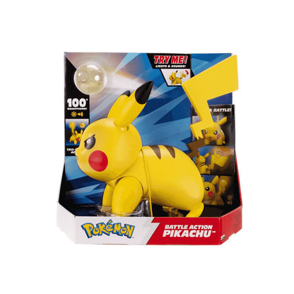Figuras Y Minimundos Toy Planet Pkm Battle Action Pikachu Electro amarillo para niños