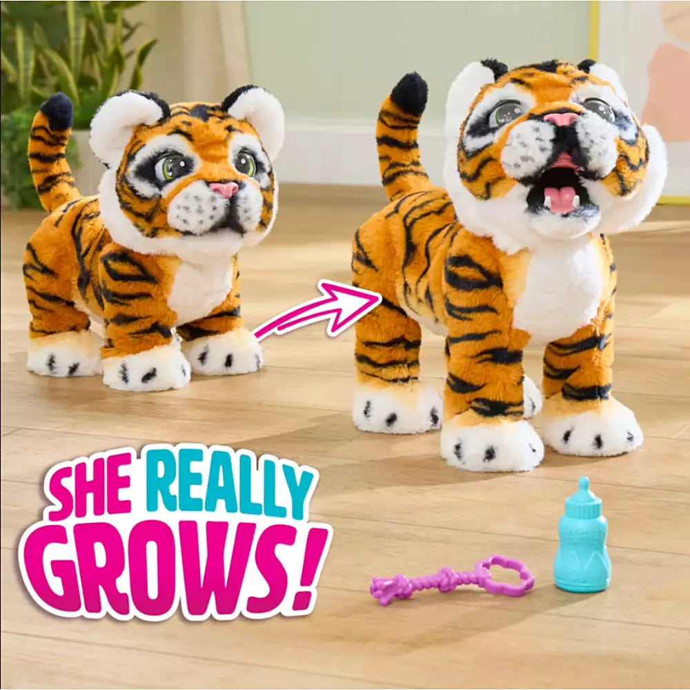 Muñecas Y Peluches Toy Planet Furreal Gabby The Grow & Roar Tiger multicolor para niños