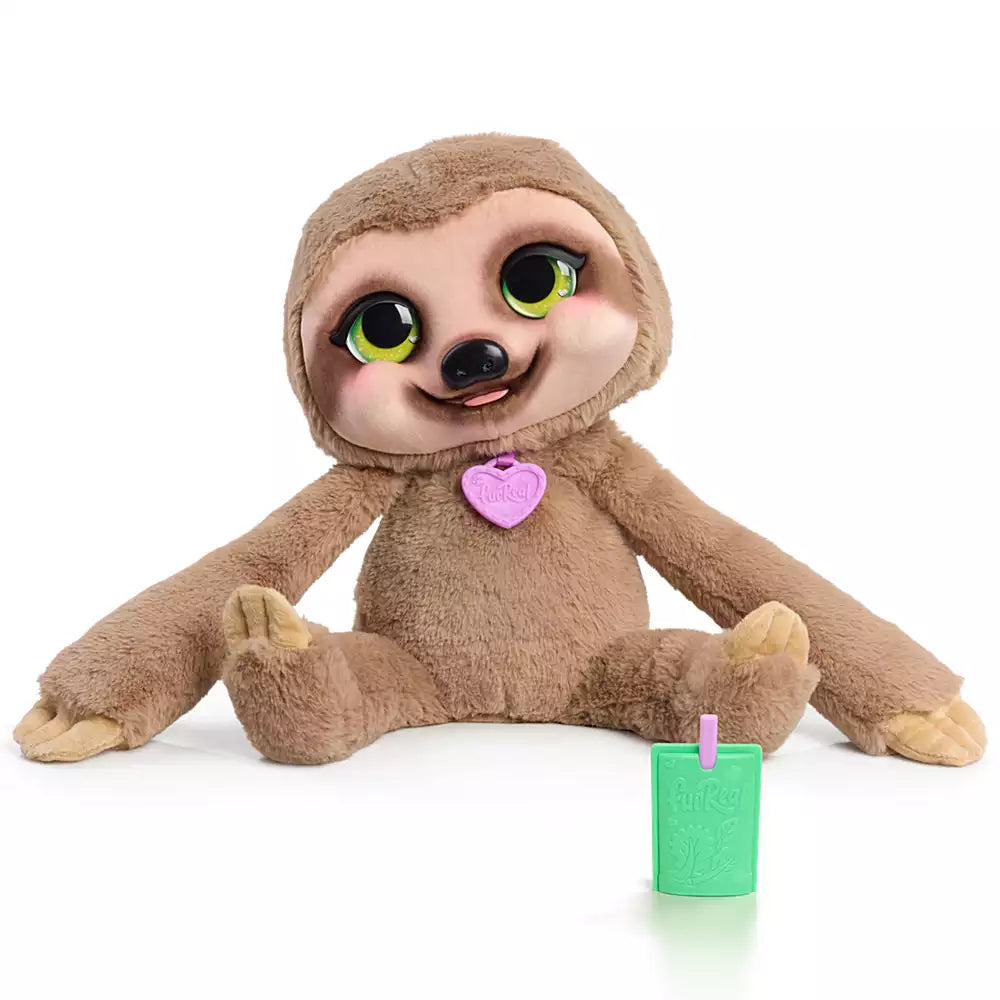 Muñecas Y Peluches Toy Planet Furreal Snuggles The Smiling Sloth marrón para niños
