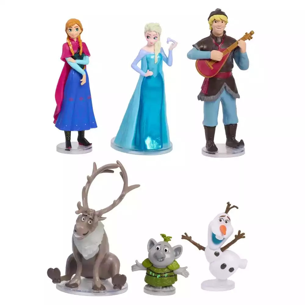 Figuras Y Minimundos Toy Planet Frozen Pack 6 Personajes multicolor para niños