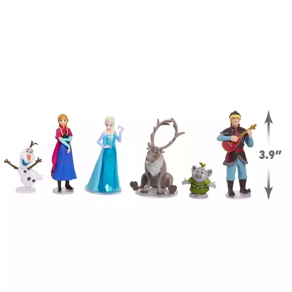 Figuras Y Minimundos Toy Planet Frozen Pack 6 Personajes multicolor para niños