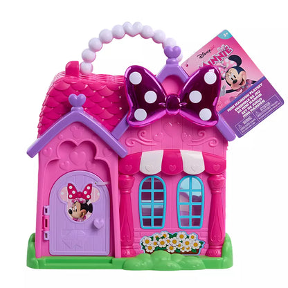 Figuras Y Minimundos Toy Planet Minnie Mini Mansion Playset rosa para niños