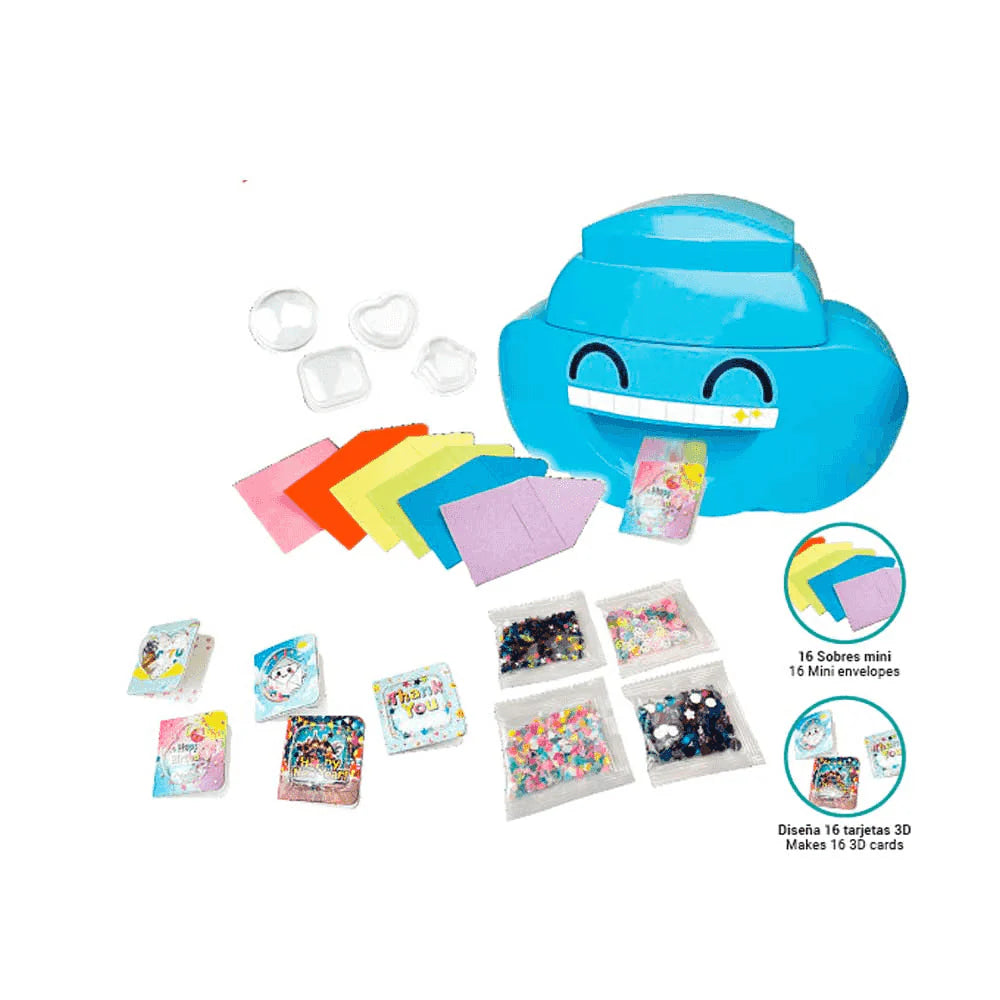 Construcciones Y Puzzles Toy Planet Crea Tus Tarjetas 3D multicolor para niños